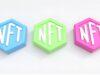 NFT — цифровое искусство или временное увлечение? three different colored blocks with the letters nft and nft on them